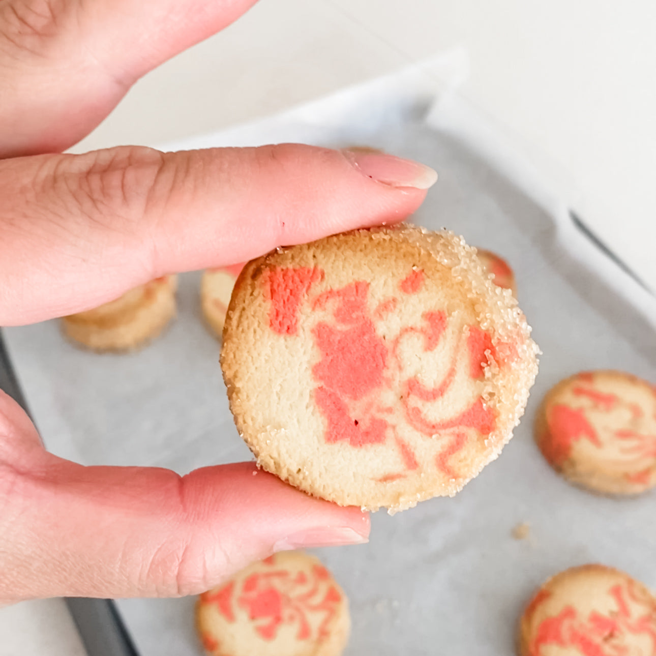 Marbled Shortbread Delights: 3-Ingredient Mānuka Honey Shortbread Cookies